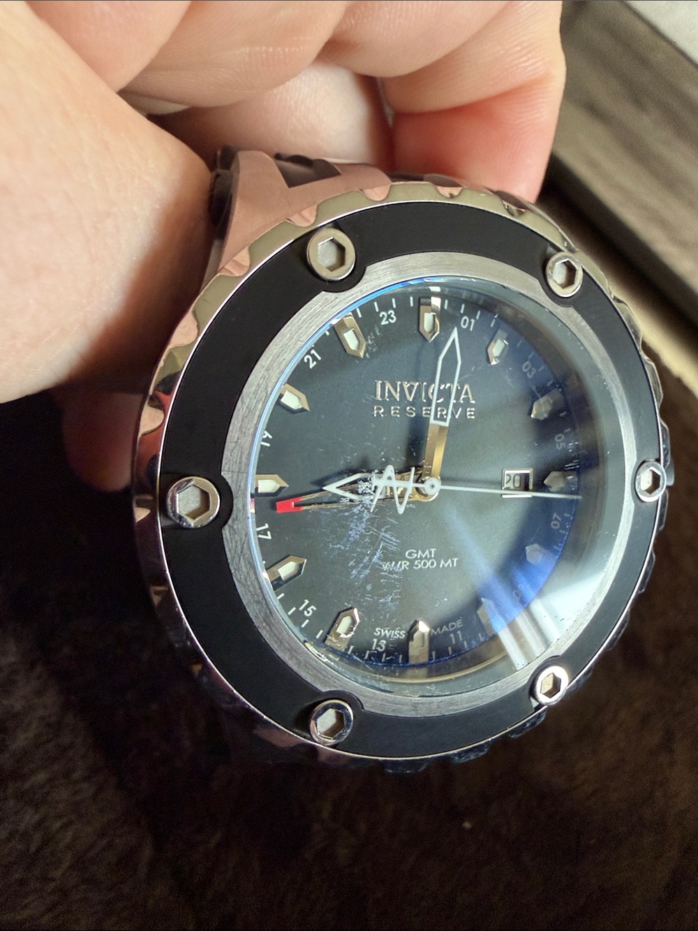 Invicta Men’s Black and Silver Stainless Steel Dive Watch - Picture 4 of 5
